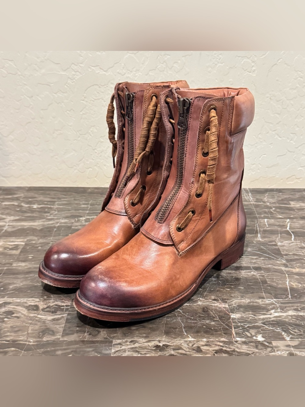Vintage Foundry Co. Filo Leather Combat Boots
